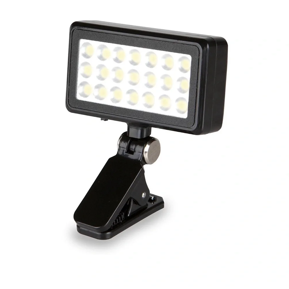 VIVITAR Clip-on LED Light for Phone Photos, Camping, Whatever! 21 BRIGHT LIGHTS!